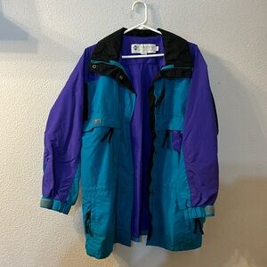 VTG Columbia windbreaker jacket size large